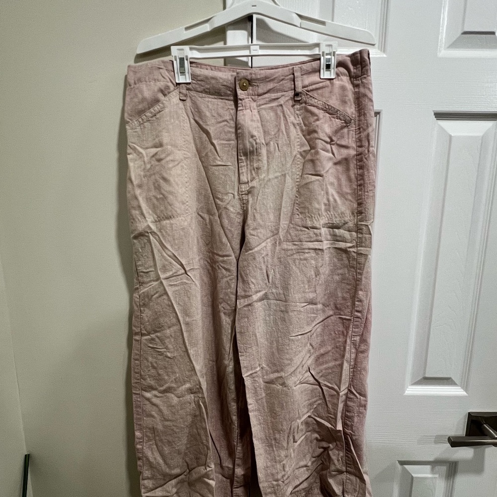 Lee Pink Wide-Leg Pants